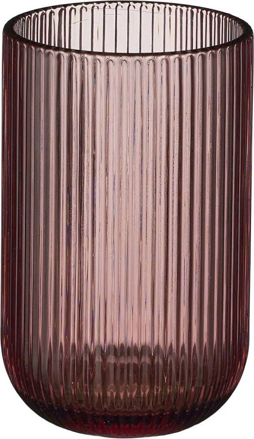 Mica Decorations Merlot Drinkglas Set van 6 400 ml Glas Paars