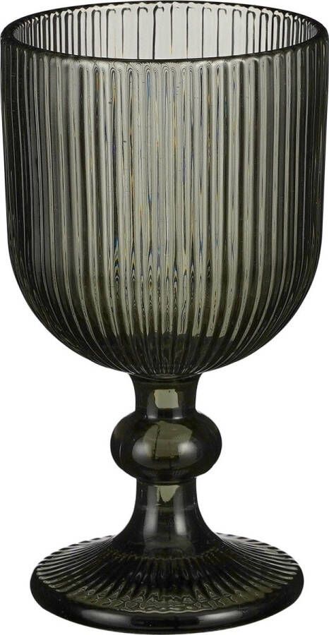 Mica Decorations Merlot Wijnglas Set van 6 250 ml Glas Grijs