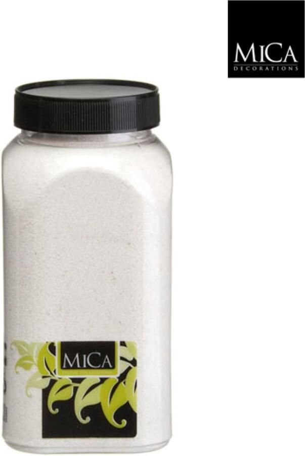 Mica Decorations 3 stuks Zand wit fles 1 kilogram