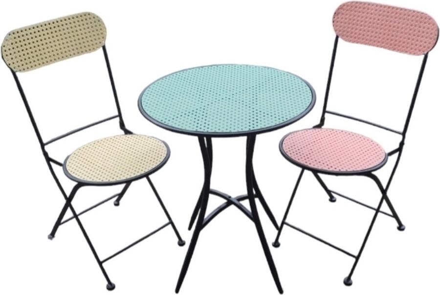 Mica Decorations Bistroset Jaylee 1 tafel+2 stoelen