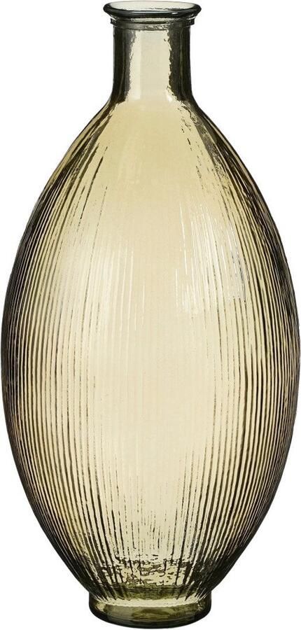 Mica Decorations Firenza Fles Vaas H59 x Ø29 cm Lichtbruin