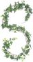 Merkloos Groene klimop hangplanten 180 cm kunstplanten slinger woonaccessoires woondecoraties Kunstplanten - Thumbnail 2