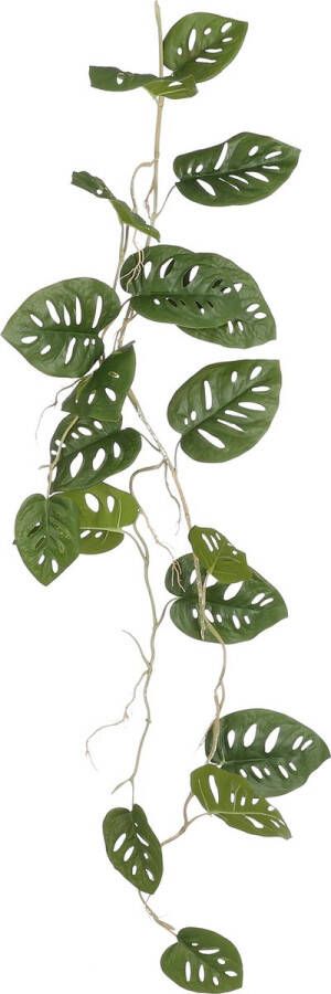 Mica Decorations Monstera Kunstplant Slinger L115 x B34 x H10 cm Groen