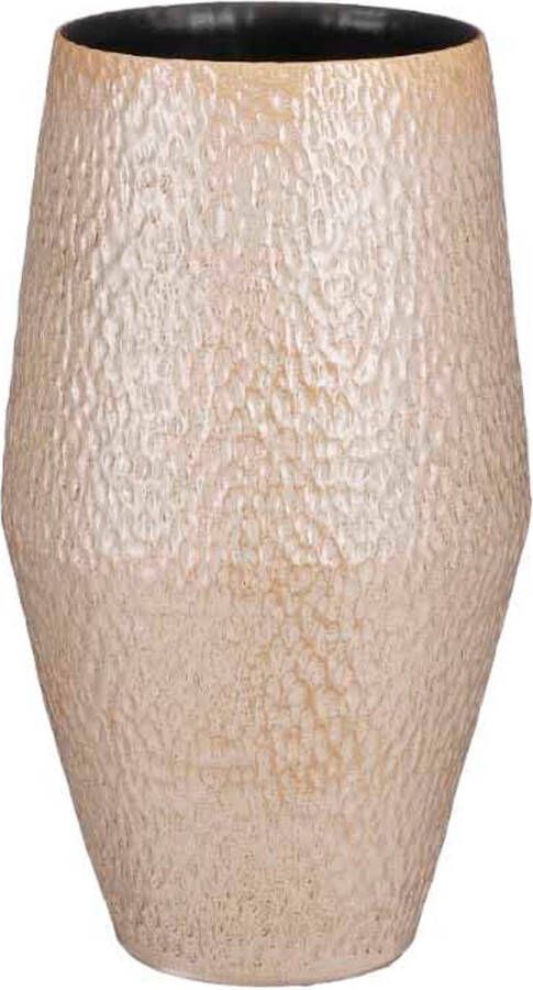 Mica Decorations Vaas Morris Keramiek Goud 25 x 45 x 25 cm (BxHxD)