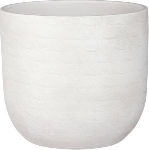 Mica Decorations Nora Bloempot 30x30x27 cm Terracotta Wit