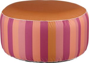 Mica Decorations Novia Opblaasbare Poef Gestreept H37 x Ø80 cm Paars
