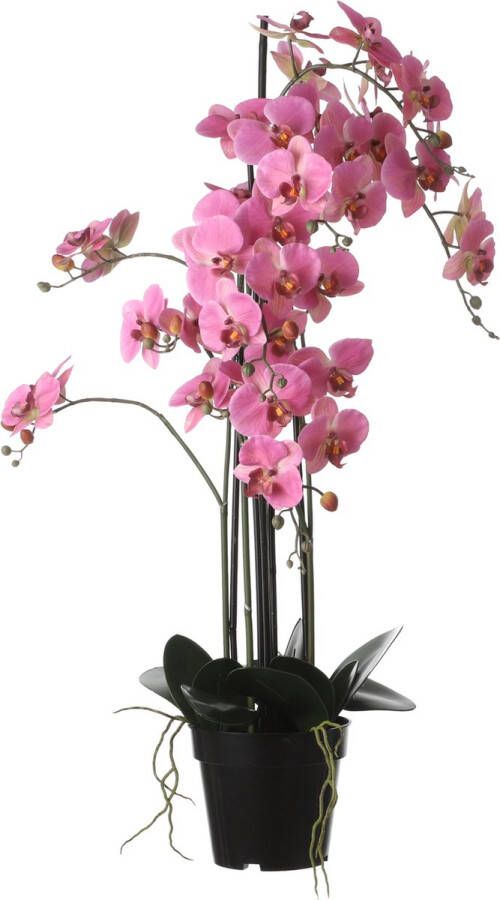 Mica Decorations Orchidee bloem kunstplant roze H97 x B19 cm Kunstplanten