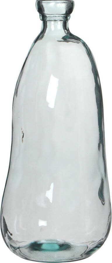 Mica Decorations Organic Glazen Fles H51 x Ø22 cm Transparant