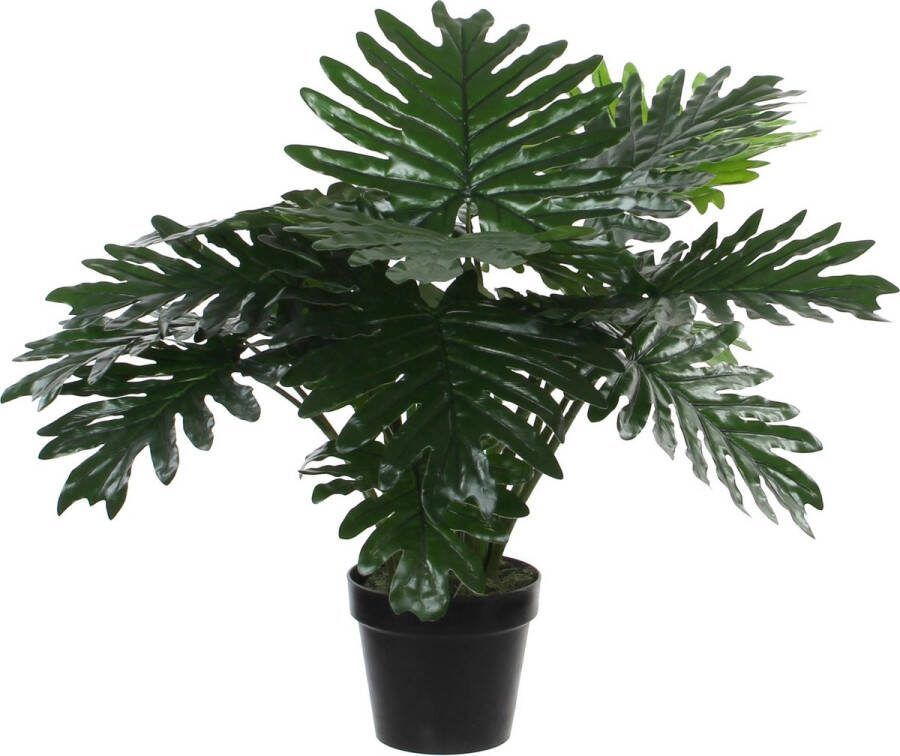 Mica Decorations Groene Philondendron kunstplant 60 cm Kunstplanten