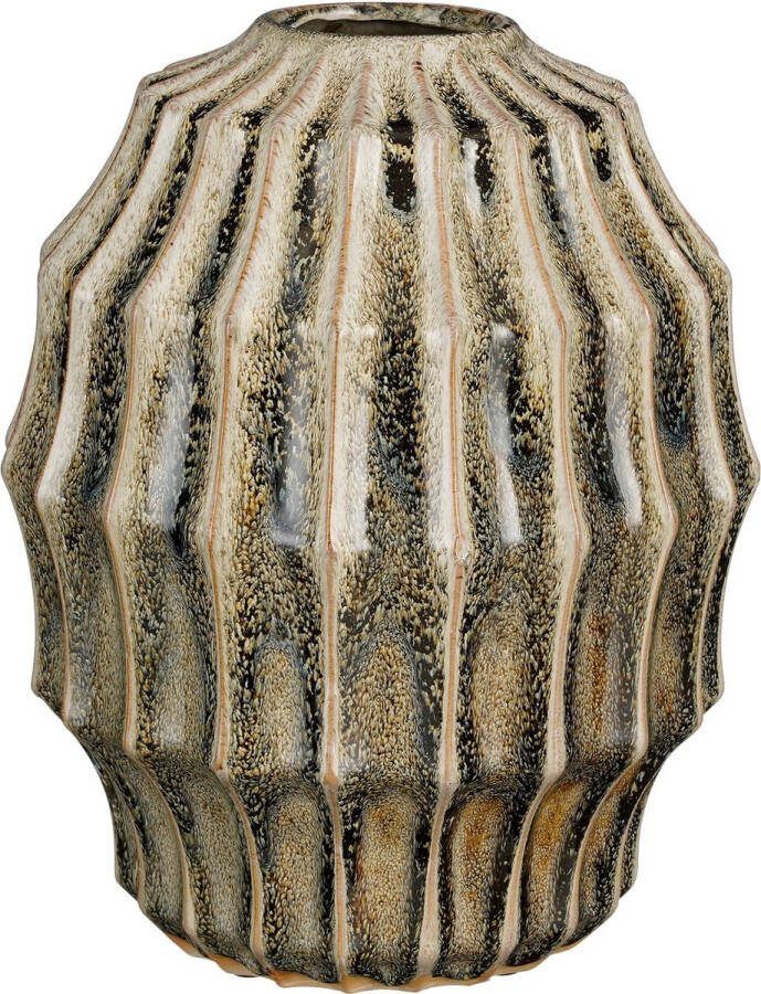 Mica Decorations Pippa Vaas H33 x Ø27 cm Keramiek Groen