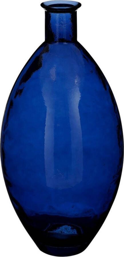 Mica Decorations Qin Vaas 29x29x59 cm Glas Blauw