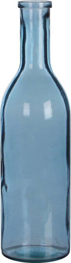 Mica Decorations Rioja Fles Vaas H50 x Ø15 cm Gerecycled Glas Lichtblauw