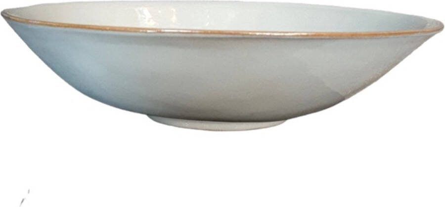 Mica Decorations Serveerschaal rond grijs 7x30cm