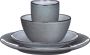 Mica Decorations Tabo Serviesset 4 Persoons Grijs - Thumbnail 1