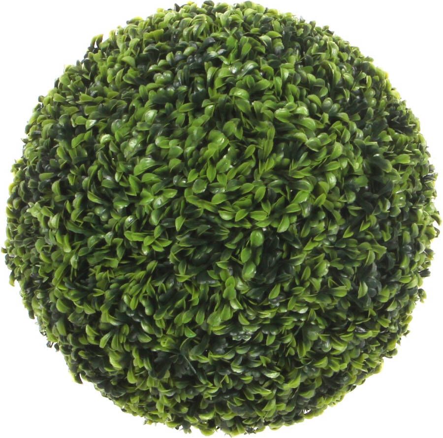 Mica Decorations Kunstplant 37cm Buxus bol Theeblad Groen D 37cm Voor buiten en binnen