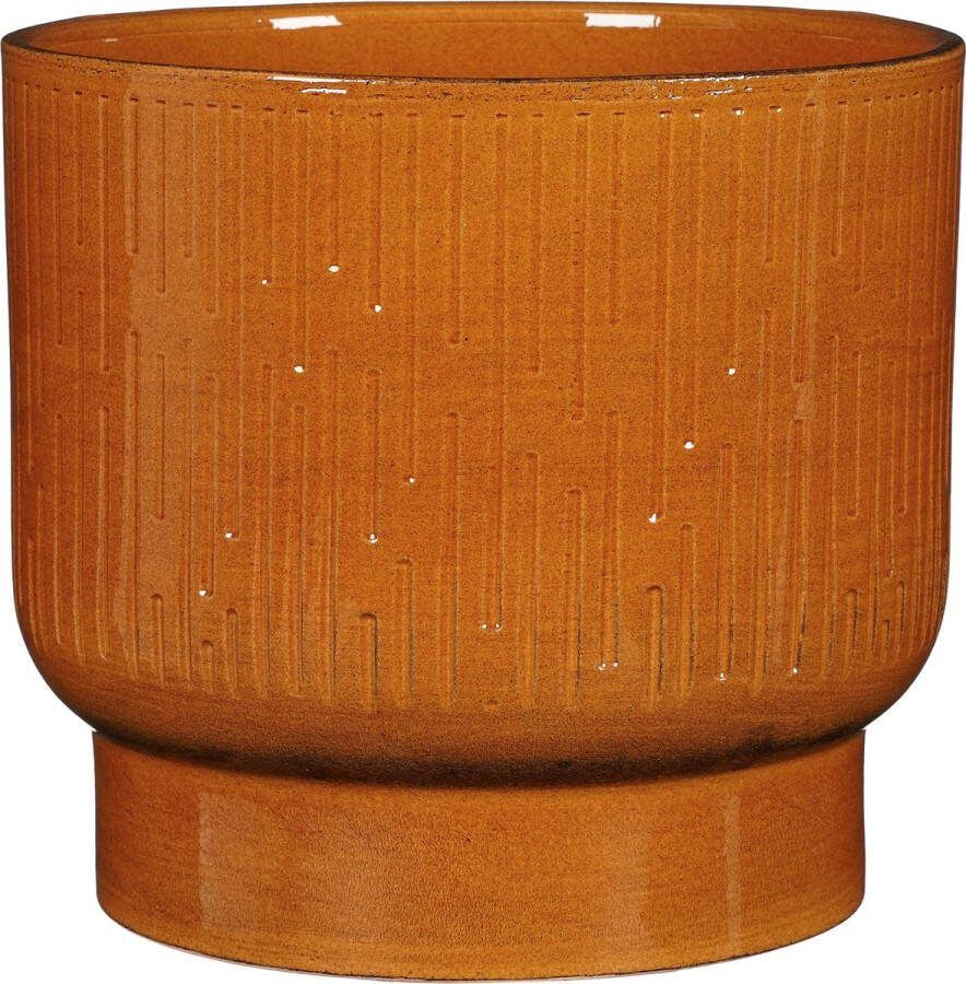 Mica Decorations Thiago Bloempot H23 x Ø26 cm Terracotta Oker