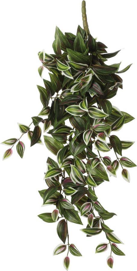 Mica Decorations Tradescantia Kunst Hangplant L15 x B20 x H54 cm Groen