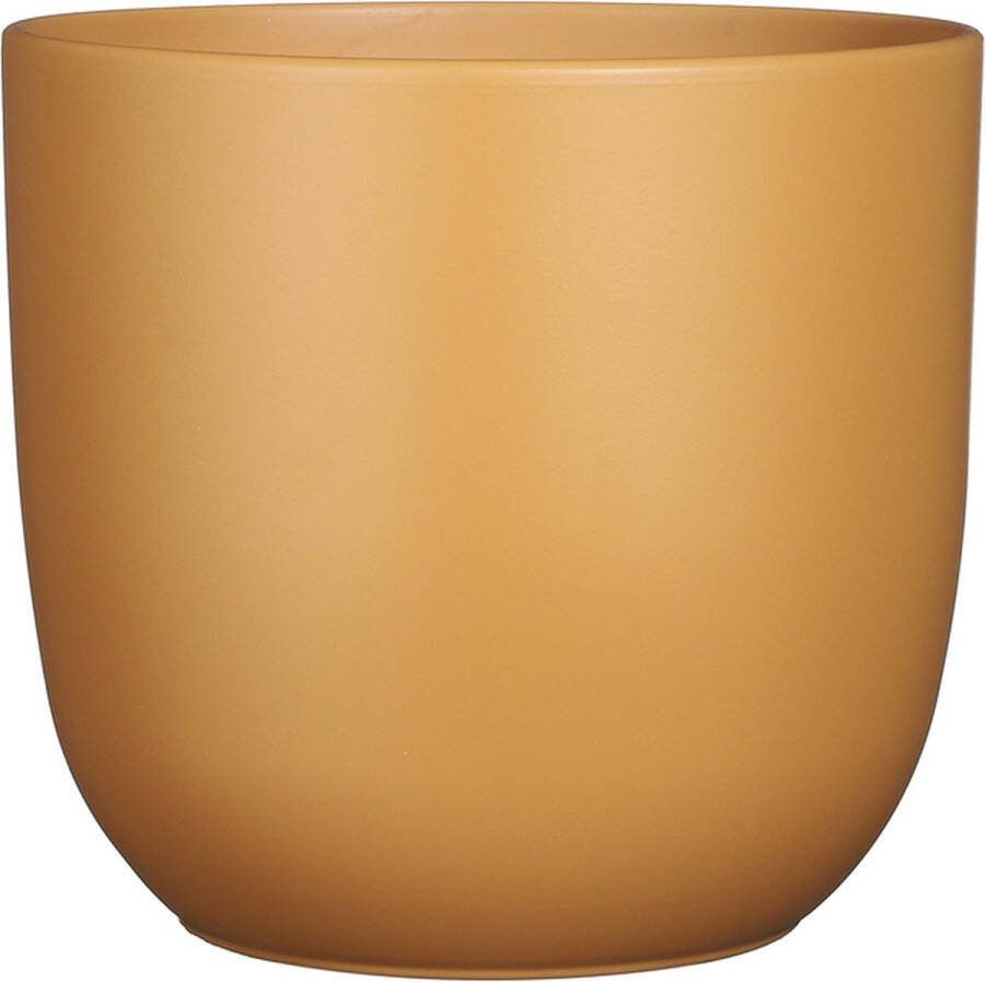 Mica Decorations Tusca Bloempot 28x28x25 Cm Keramiek Bruin