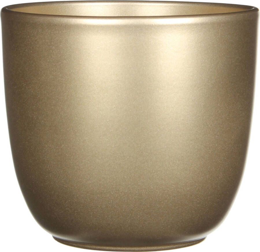 Mica Decorations Bloempot Goud Keramiek Voor Kamerplant H18.5 X D19.5 Cm Plantenpotten