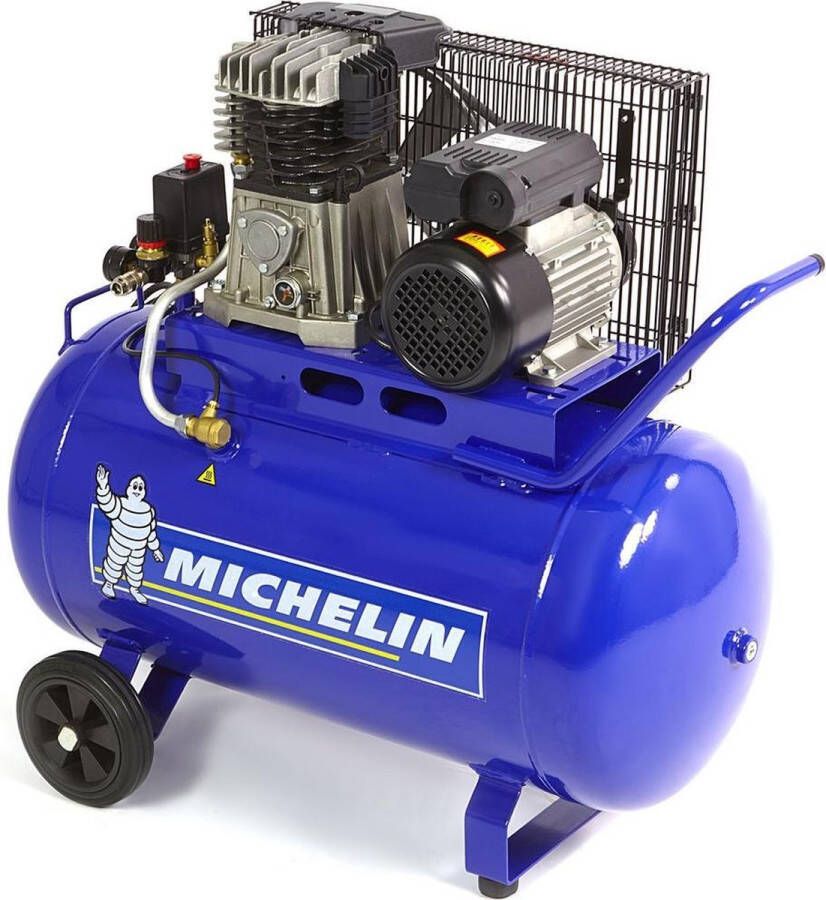 Michelin 100 Liter Compressor 3PK 230 Volt (Snaaraandrijving)