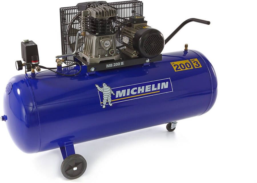 Michelin 200 Liter Compressor 2200 Watt 3 Pk. 400 VOLT