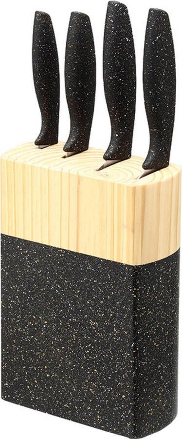 Michelino 11235 Messenblok 5-delig Antraciet hout