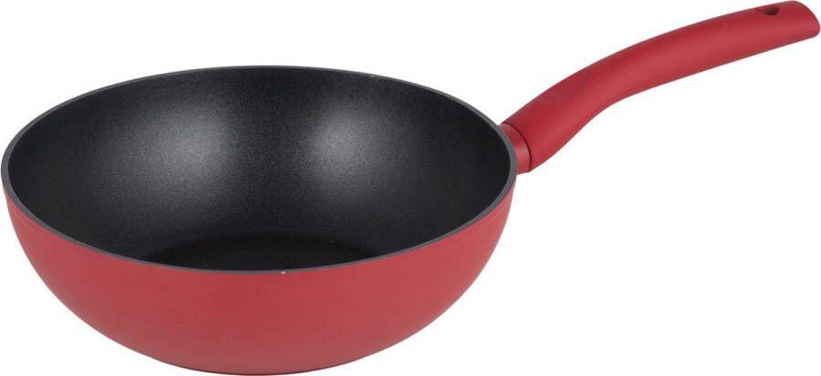 Michelino 46134 Wokpan Ø 24cm Rood Serie Nora red