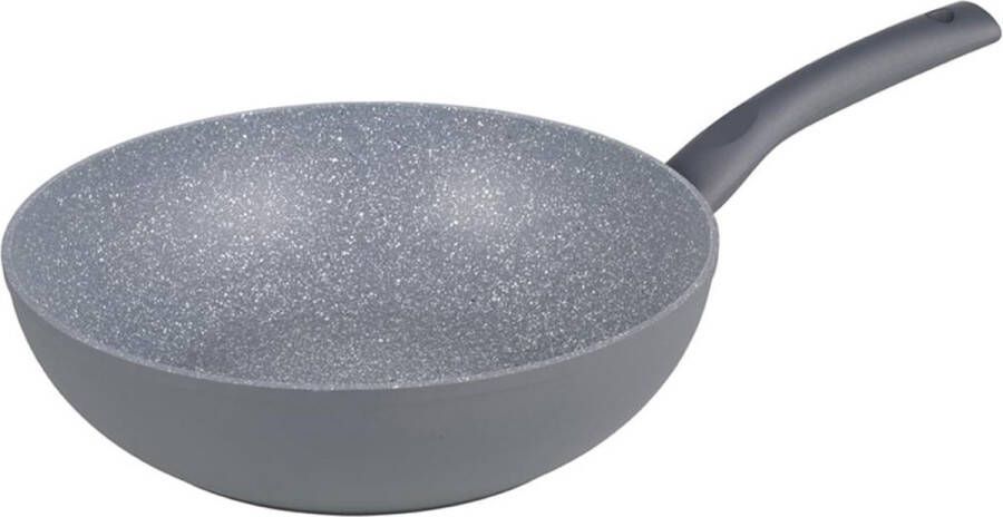 Michelino 46136 Wokpan Ø 28cm Grijs Serie Nora grey