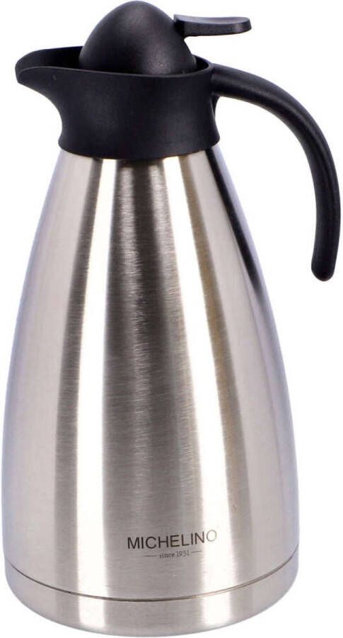 Michelino 54524 Thermoskan Bella 2 Liter Zilver