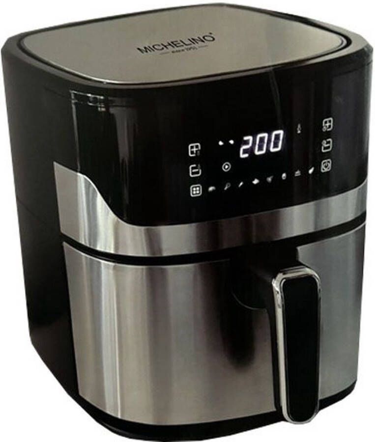 Michelino Airfryer 6 5L Heteluchtfriteuse Digitaal Zwart