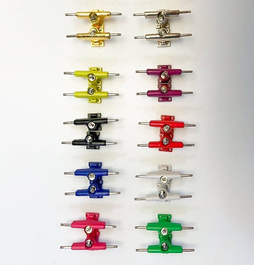 Micro fingerboards Vinger skateboard truck (RVS) Roze
