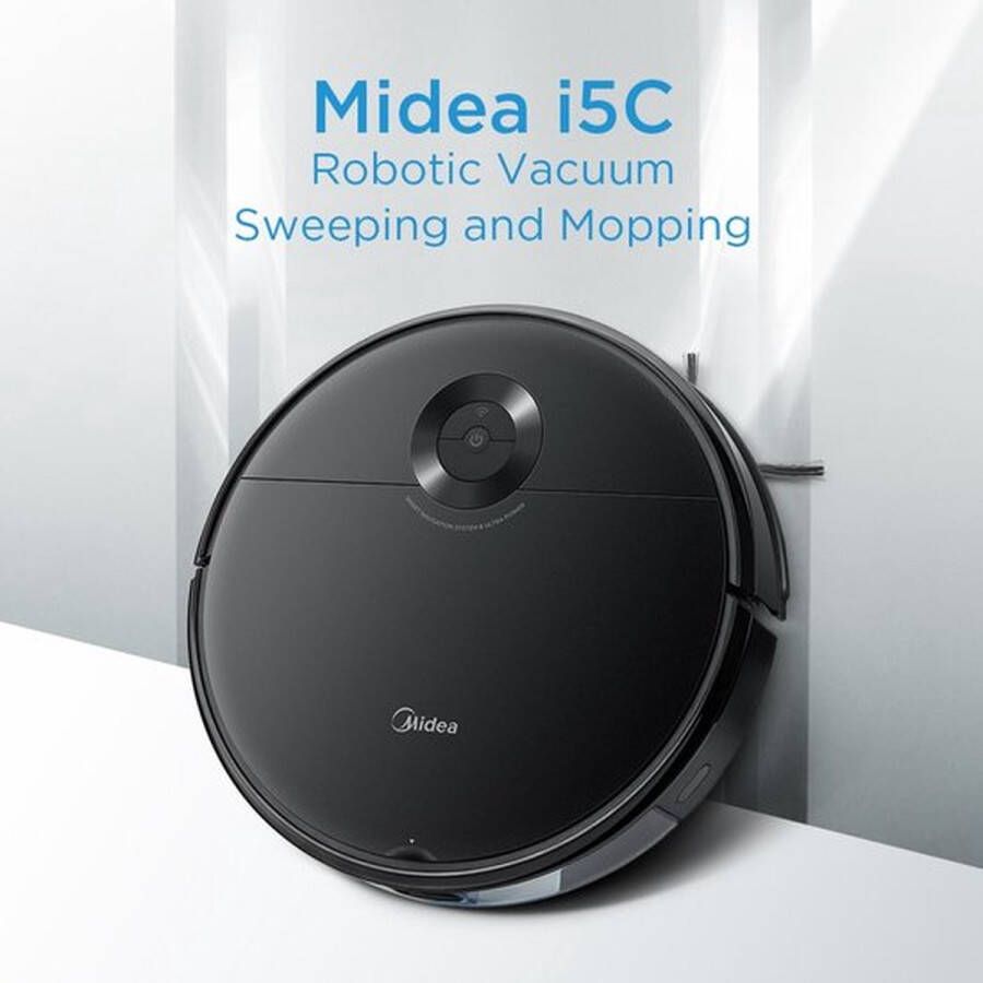 Midea I5c Robotstofzuiger Dweil Nat En Droog 4000Pa Slimme Wasstofzuiger Robot Draadloze Elektrische Watertank ideaal tegen huisdierharen