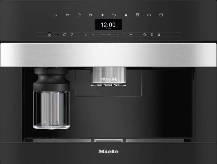 Miele CVA 7445 Roestvrij staal met CleanSteel Inbouw Koffiemachine met DirectWater