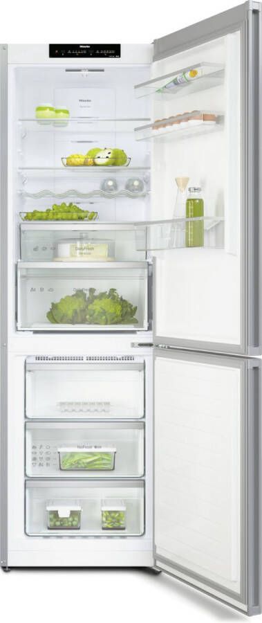 Miele KFN 4374 ED Vrijstaande koel-vriescombinatie RVS