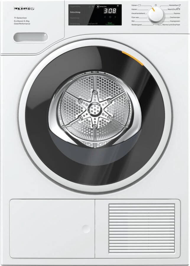 Miele TSF 763 WP Warmtepompdroger EcoSpeed WiFi 8kg Energielabel A+++
