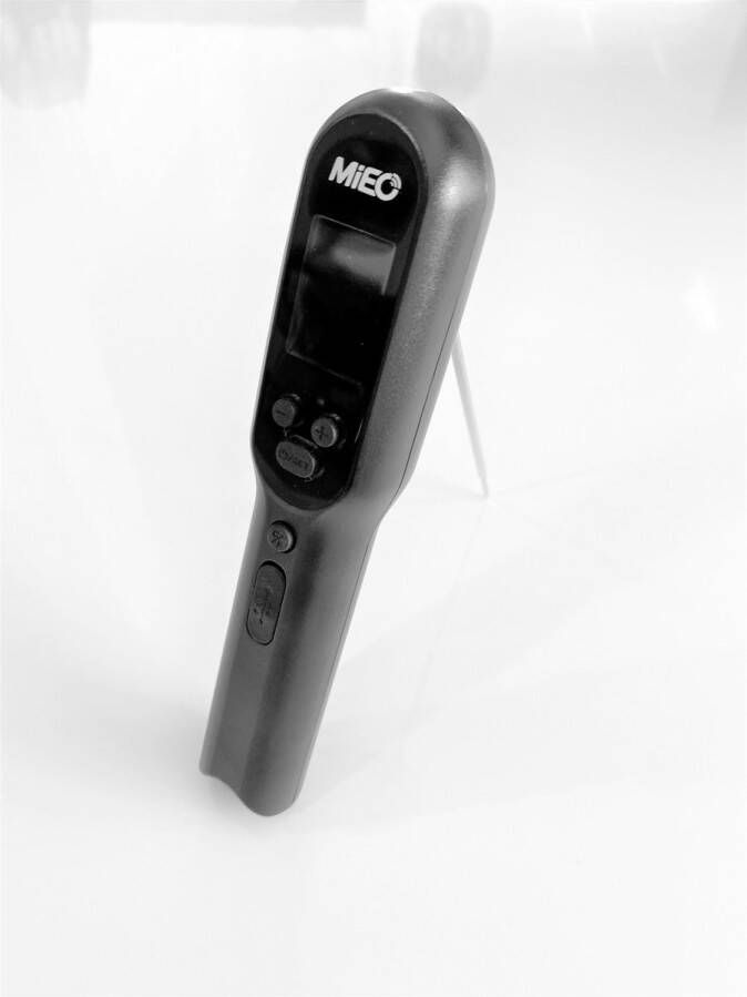 MiEO digitale design vlees thermometer kernthermometer kookthermometer voor bakken en bbq nauwkeurig zwart