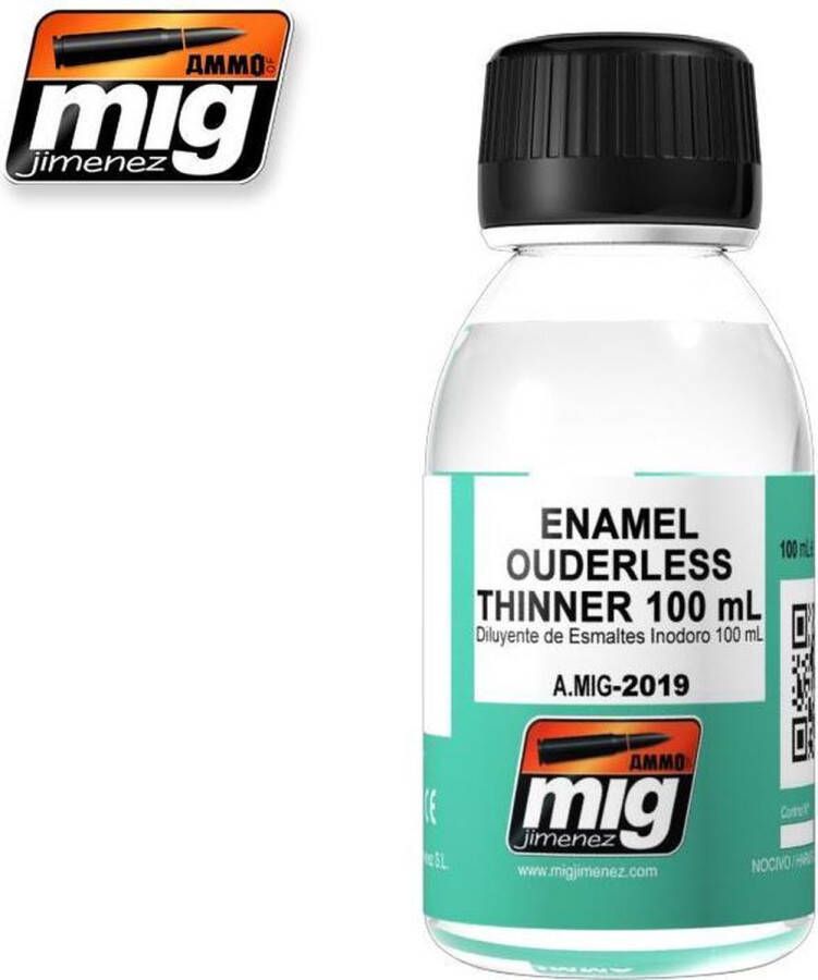 AMMO MIG 2019 Enamel Ouderless Thinner (100 ml) Verdunner