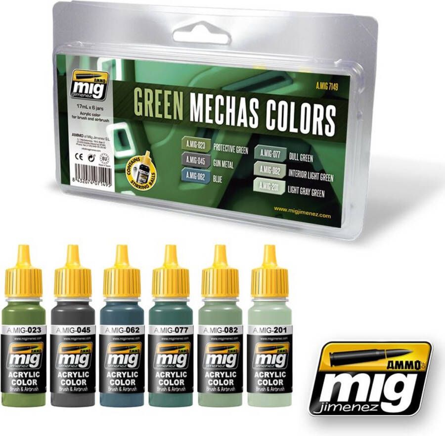 Mig Green Mechas Colors ( 7149)