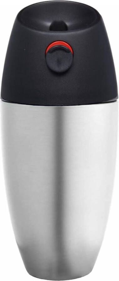 Migros Premium RVS Koffiebeker Met Vacuumisolatie To Go Thermosbeker Reisbeker Push & Drink 300ml Chrome