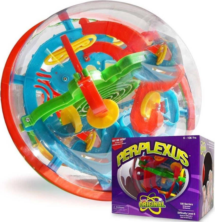 MikaMax Maze Ball XL Perplexus Puzzelbal Breinbreker Puzzels 100 Obstakels Ø18cm