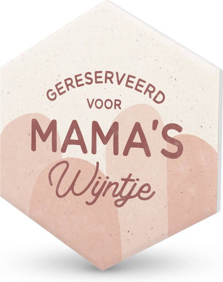 Miko Keramieken Onderzetter ‐ Mama's Wijntje