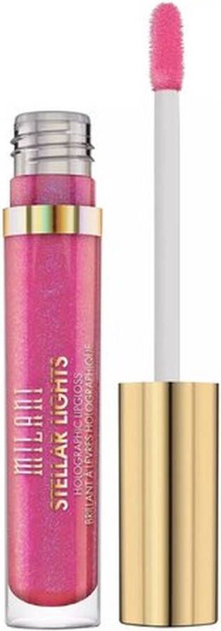 Milani Stellar Lights Holographic Lip Gloss 03 Fluorescent Light Lipgloss Roze 3.6 ml