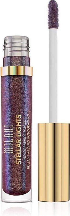 Milani Stellar Lights Holographic Lip Gloss 06 Kaleidoscopic Purple Lipgloss Paars 3.6 ml