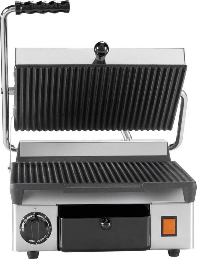 Milantoast Contactgrill |geribbeld-Geribbeld| 420070 Horeca & Professioneel