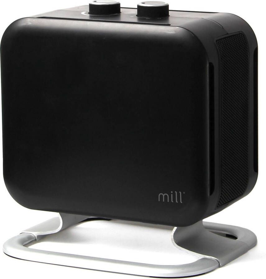 Mill CUS1800MECBA design ventilatorkachel zwart