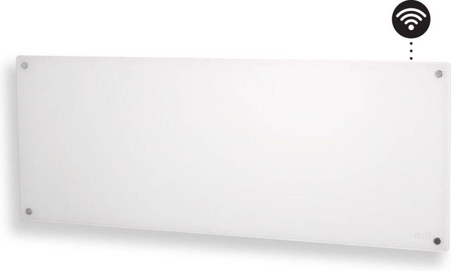Mill GL1200WIFI3 WiFi-geïntegreerde glazen paneelverwarming 1200 Watt tot 18m2 100% stil