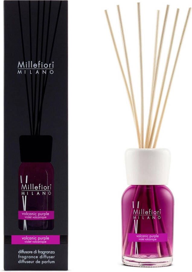 Millefiori Milano Geurstokjes 100 ml Volcanic Purple