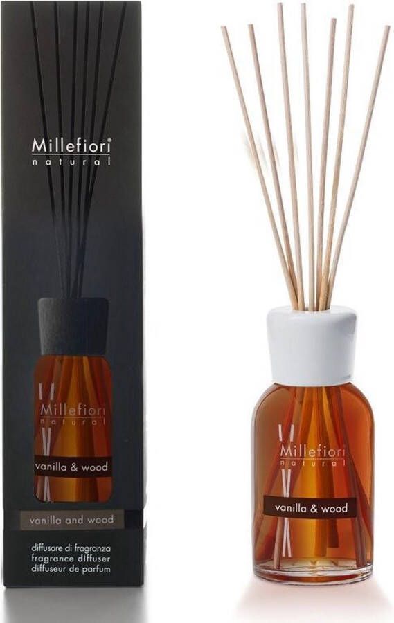 Milefiori Milano Millefiori Milano reed diffuser 250 ml vanilla & wood