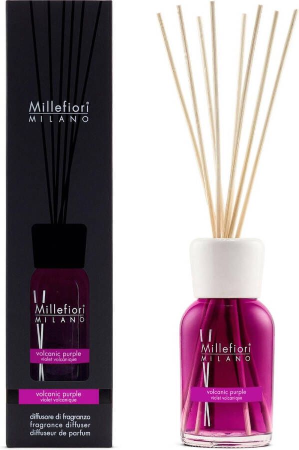 Millefiori Milano Geurstokjes 250 ml Volcanic Purple