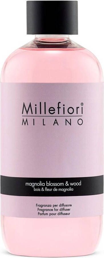 Millefiori Milano Navulling voor Geurstokjes 250 ml Magnolia Blossom & Wood